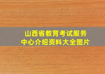 山西省教育考试服务中心介绍资料大全图片