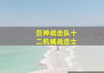 巨神战击队十二机械战击士