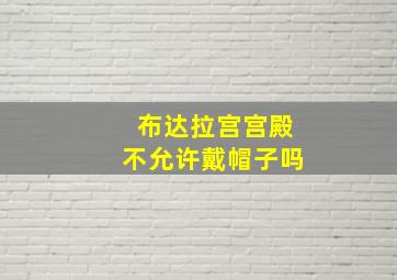 布达拉宫宫殿不允许戴帽子吗