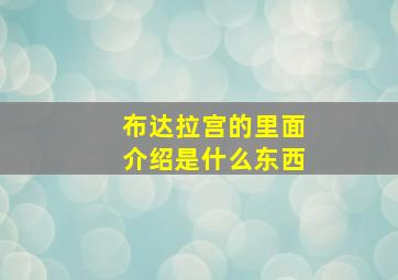 布达拉宫的里面介绍是什么东西