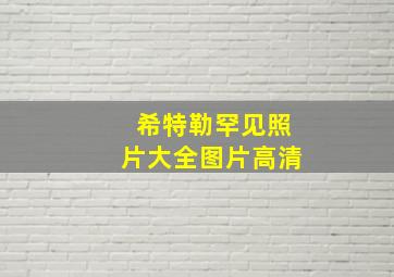 希特勒罕见照片大全图片高清