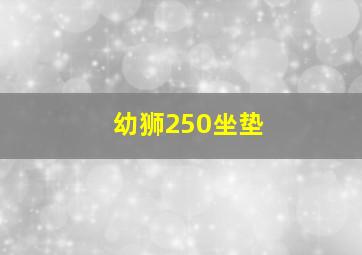 幼狮250坐垫