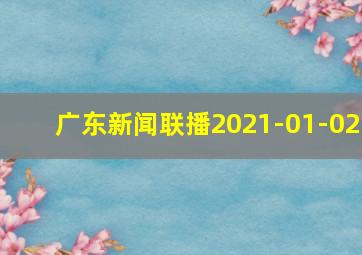 广东新闻联播2021-01-02