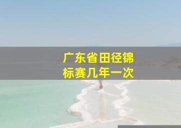 广东省田径锦标赛几年一次