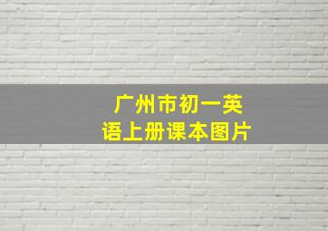 广州市初一英语上册课本图片