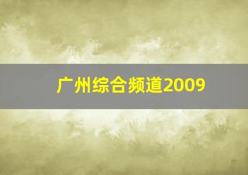 广州综合频道2009