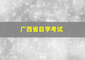 广西省自学考试