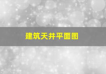 建筑天井平面图