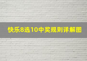 快乐8选10中奖规则详解图