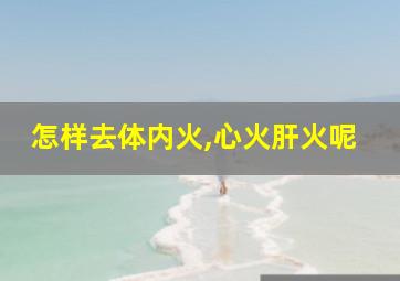 怎样去体内火,心火肝火呢