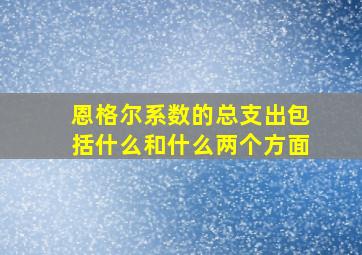 恩格尔系数的总支出包括什么和什么两个方面