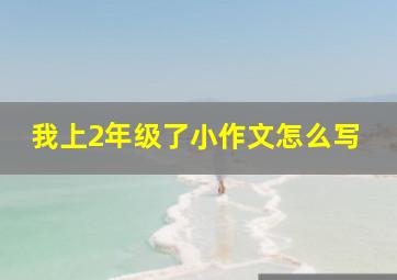 我上2年级了小作文怎么写