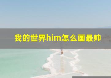 我的世界him怎么画最帅