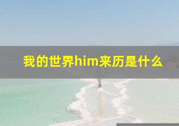 我的世界him来历是什么