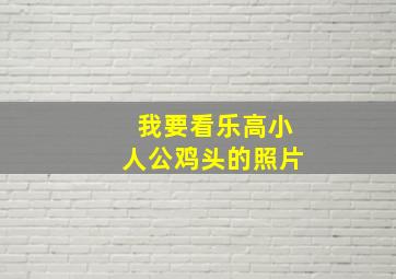 我要看乐高小人公鸡头的照片