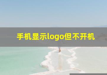 手机显示logo但不开机