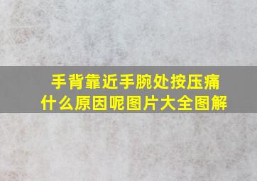 手背靠近手腕处按压痛什么原因呢图片大全图解