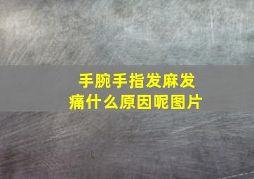 手腕手指发麻发痛什么原因呢图片