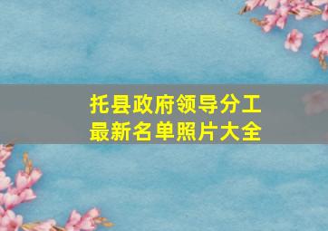 托县政府领导分工最新名单照片大全