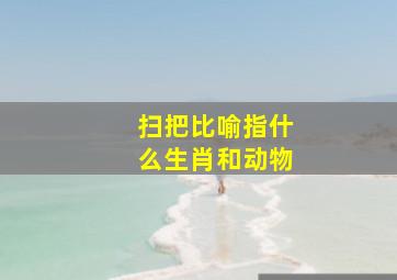 扫把比喻指什么生肖和动物