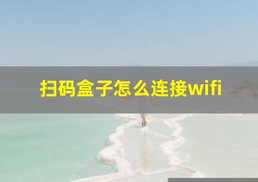 扫码盒子怎么连接wifi