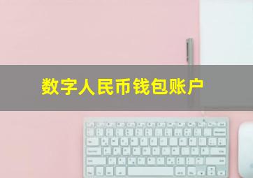 数字人民币钱包账户