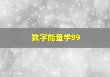 数字能量学99