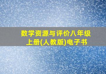 数学资源与评价八年级上册(人教版)电子书