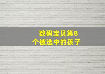 数码宝贝第8个被选中的孩子