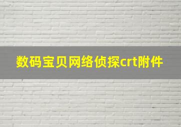 数码宝贝网络侦探crt附件