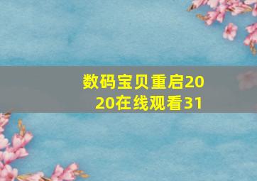 数码宝贝重启2020在线观看31