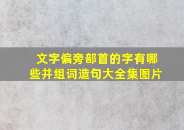 文字偏旁部首的字有哪些并组词造句大全集图片