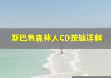 斯巴鲁森林人CD按键详解