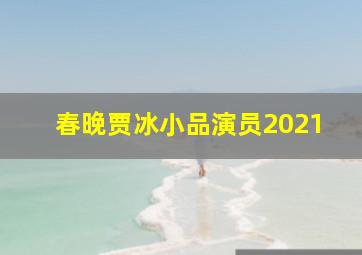 春晚贾冰小品演员2021