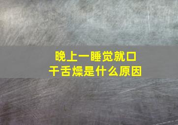 晚上一睡觉就口干舌燥是什么原因