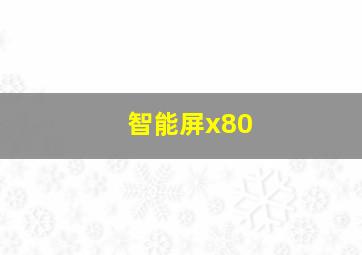 智能屏x80