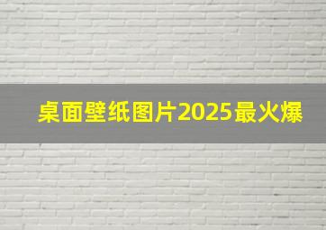 桌面壁纸图片2025最火爆