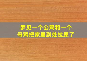 梦见一个公鸡和一个母鸡把家里到处拉屎了