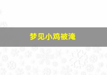 梦见小鸡被淹