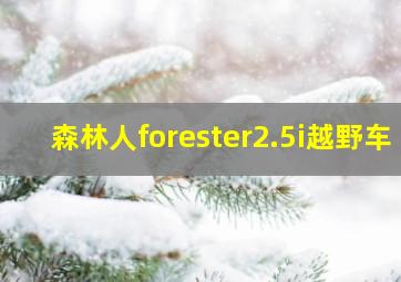 森林人forester2.5i越野车