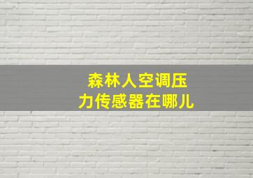 森林人空调压力传感器在哪儿