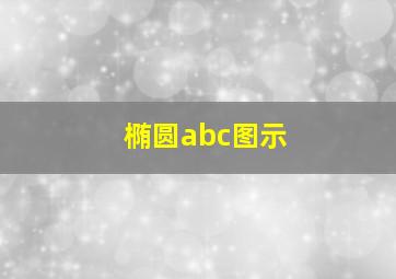 椭圆abc图示