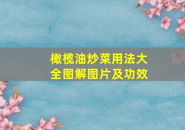 橄榄油炒菜用法大全图解图片及功效