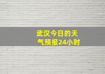 武汉今日的天气预报24小时