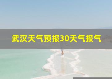 武汉天气预报30天气报气