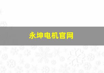 永坤电机官网