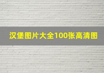 汉堡图片大全100张高清图