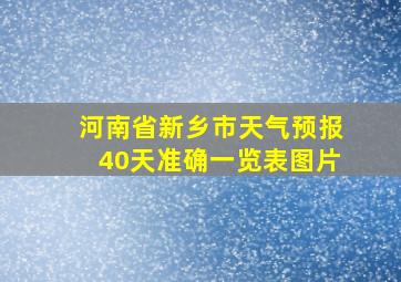 河南省新乡市天气预报40天准确一览表图片