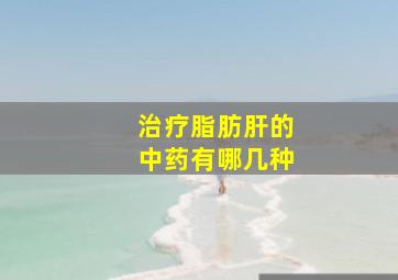 治疗脂肪肝的中药有哪几种