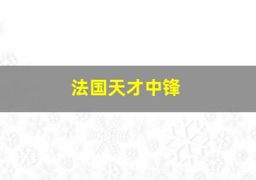 法国天才中锋